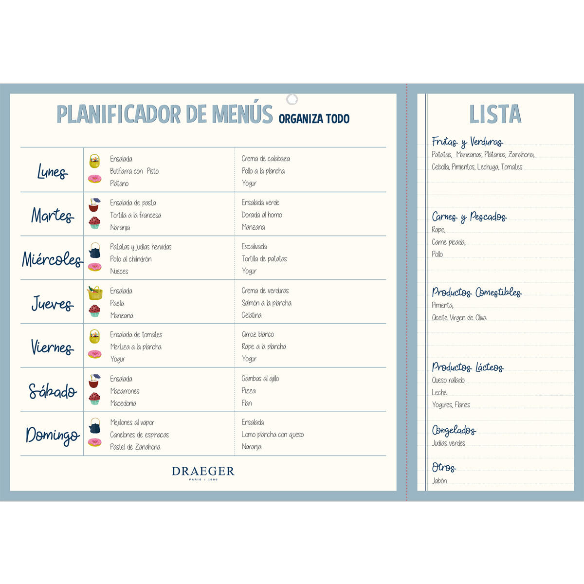 Planificador Planificador menu 2 1