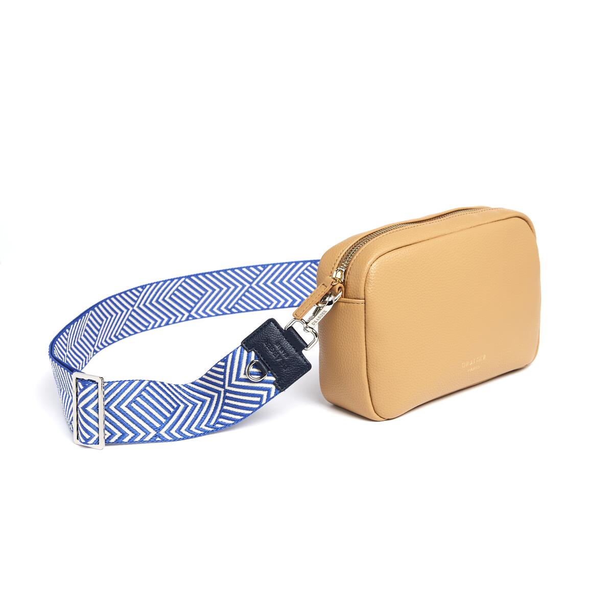 Correa para Bolso Azul  en espiga 3