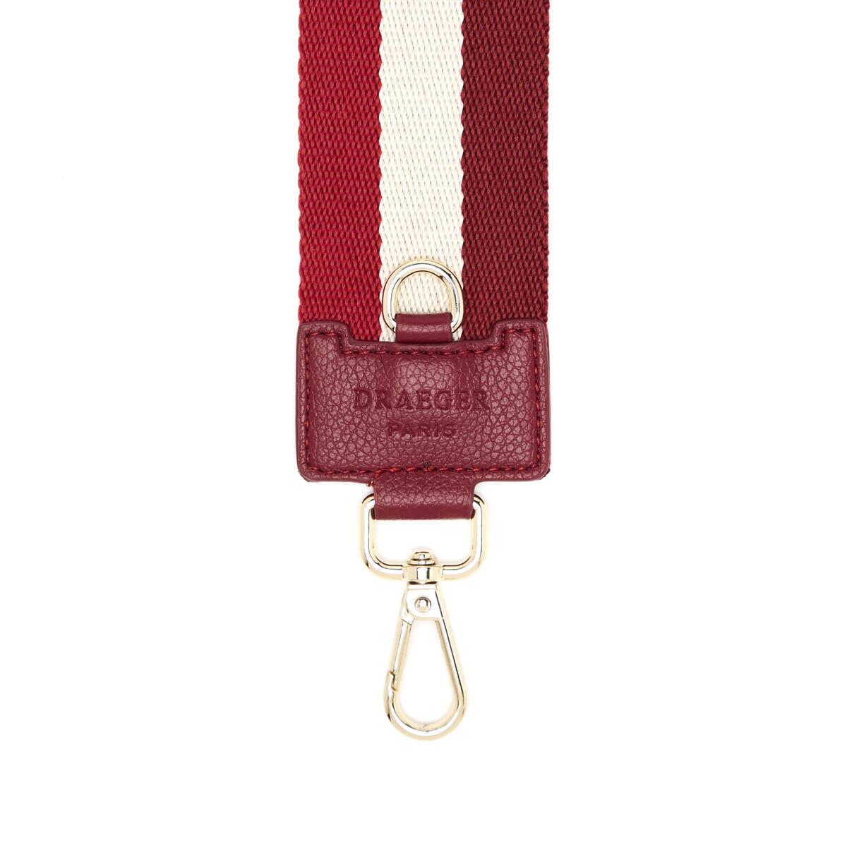 Correa para Bolso Burdeos tricolor 2
