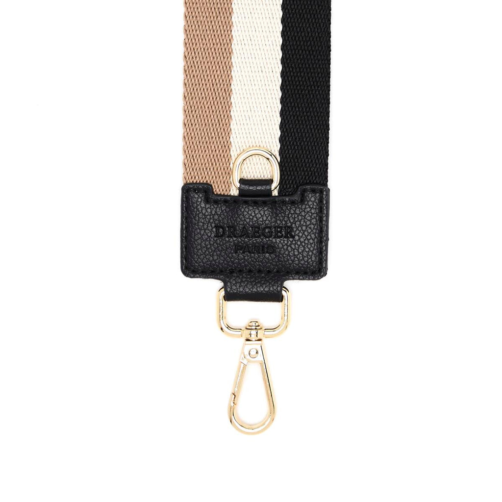 Correa para Bolso Negro tricolor 2
