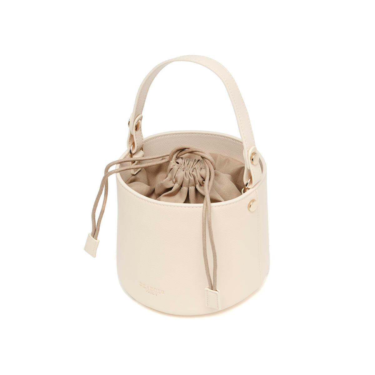 Bolso Bucket Camille Marfil 4