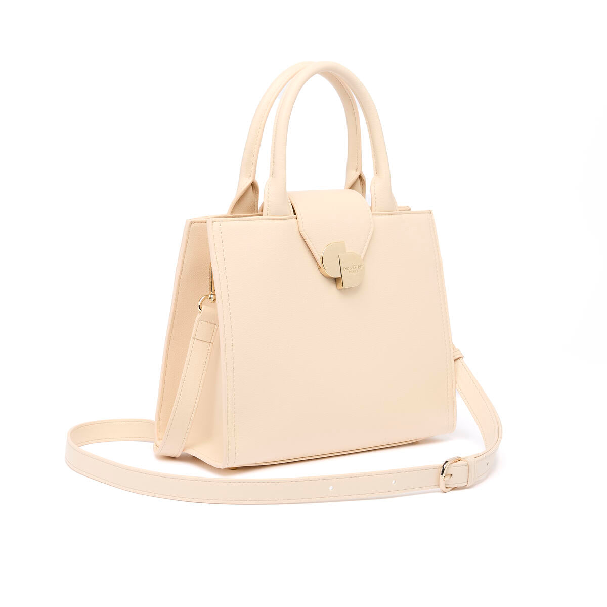Bolso shopper pequeño Camille Marfil 2