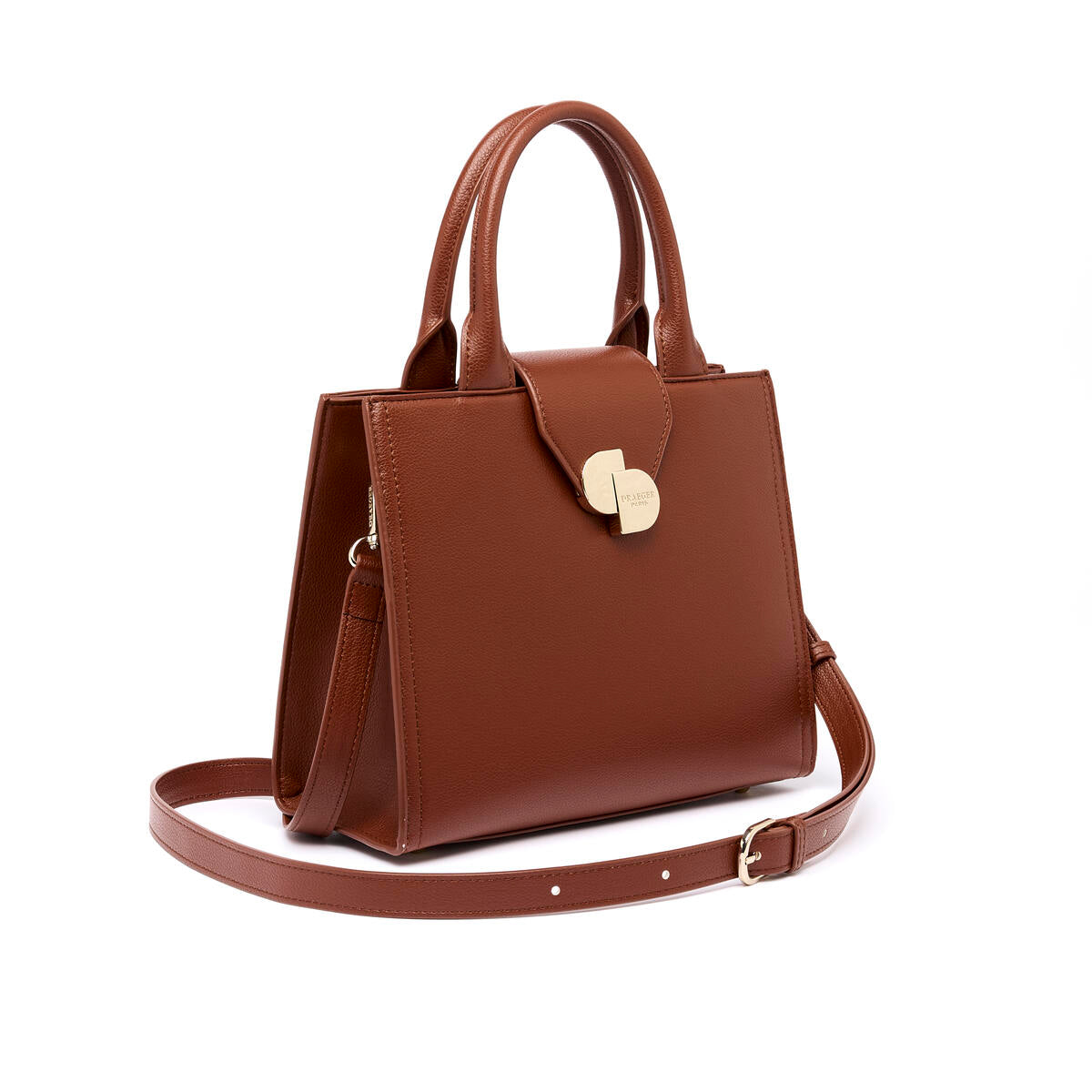 Bolso shopper pequeño Camille Coñac 2