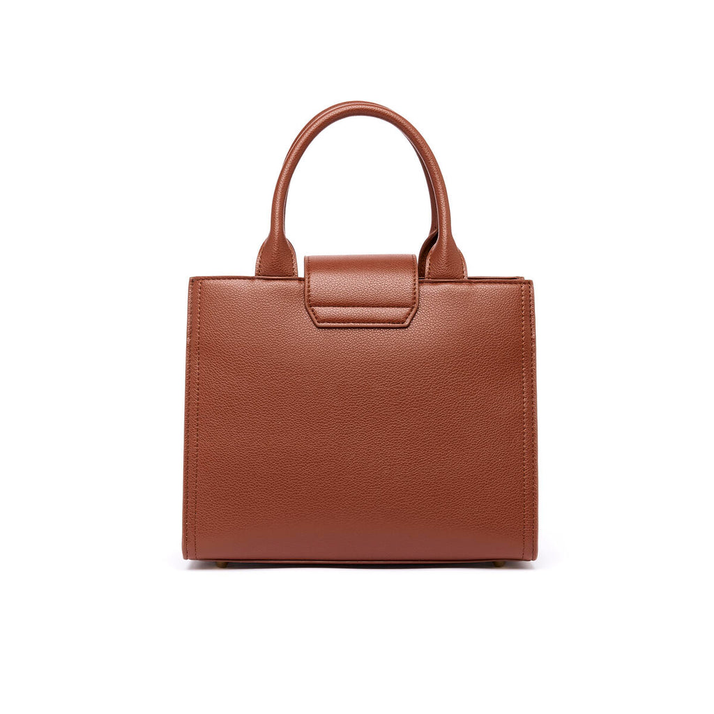 Bolso shopper pequeño Camille Coñac 3