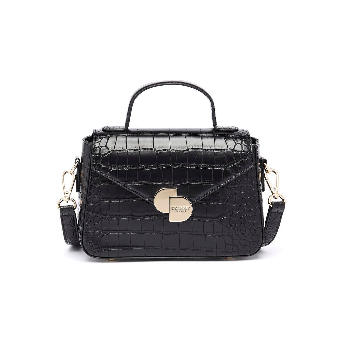 Bolso Camille Croco Negro 1