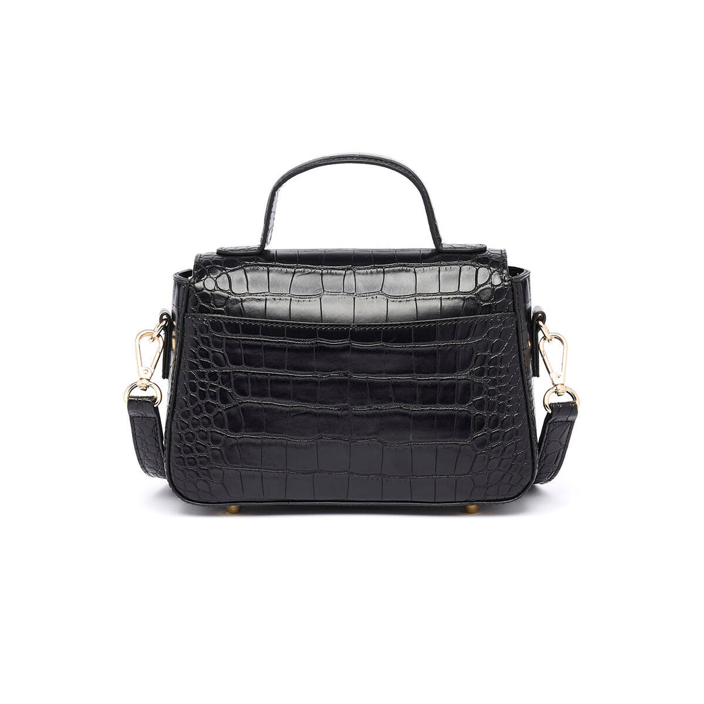 Bolso Camille Croco Negro 3