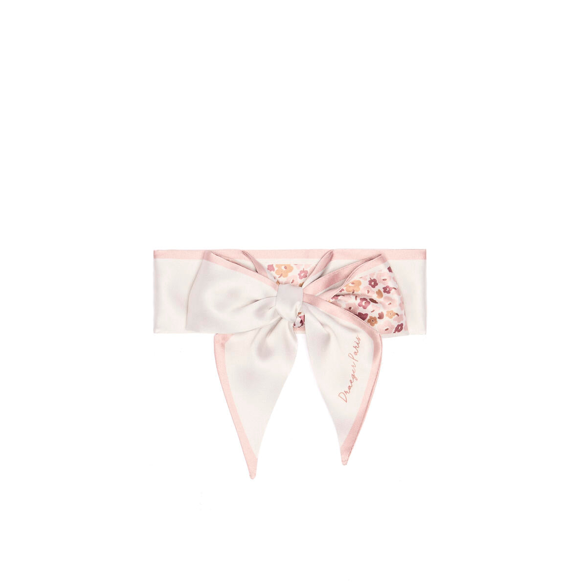 Collar de cuello chic Flores nude 2