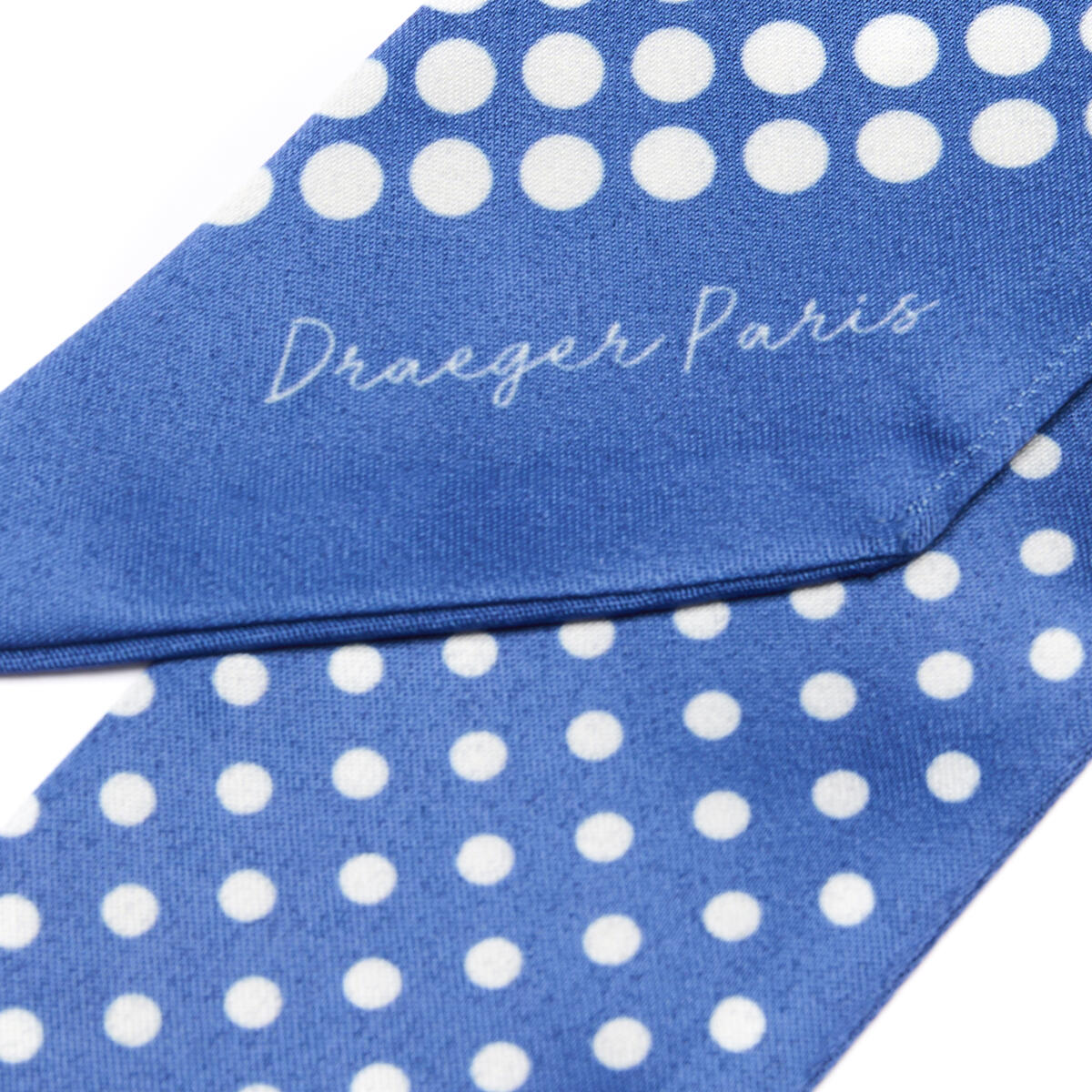 Collar de cuello chic Lunares azul 3