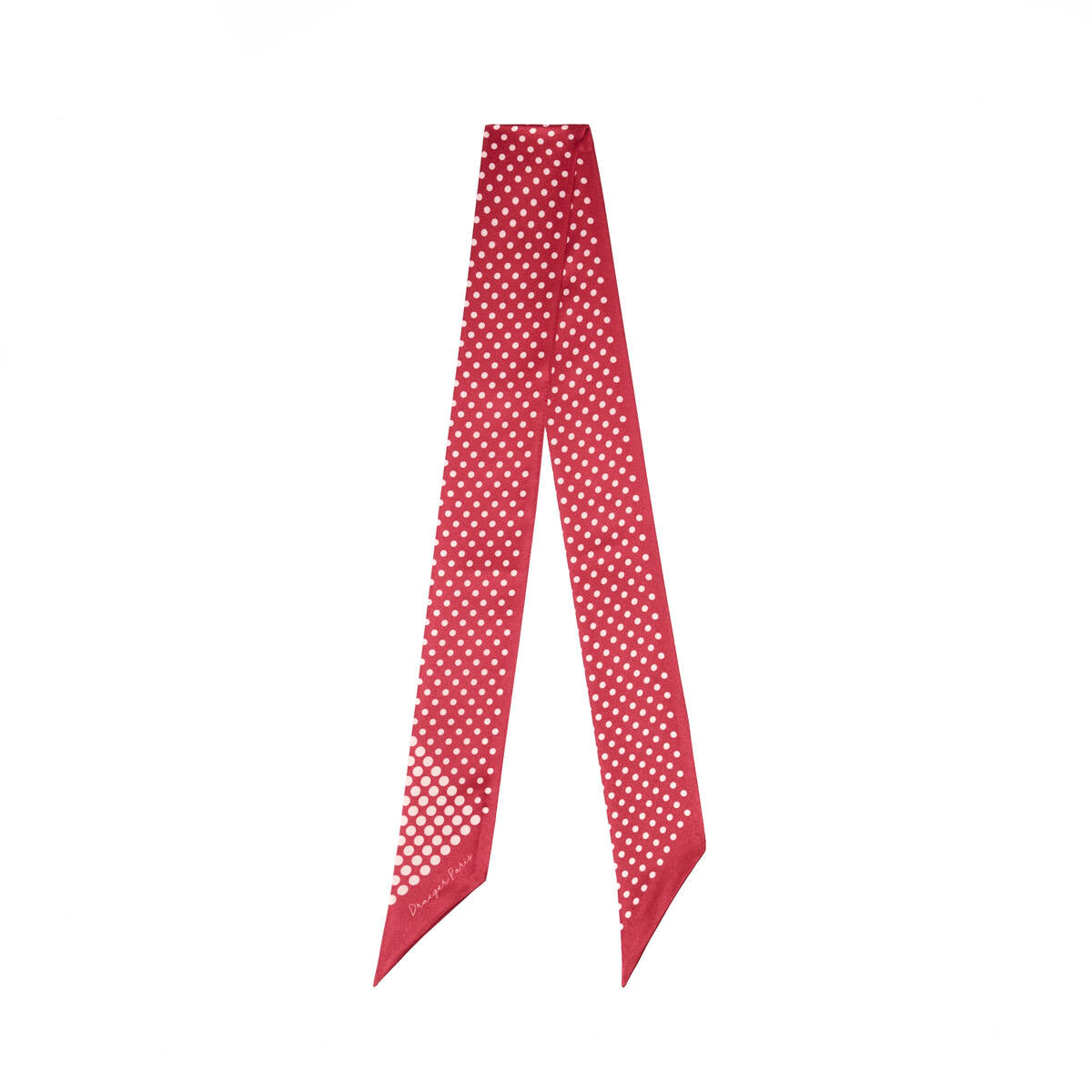 Collar de cuello chic Lunares rojo 1