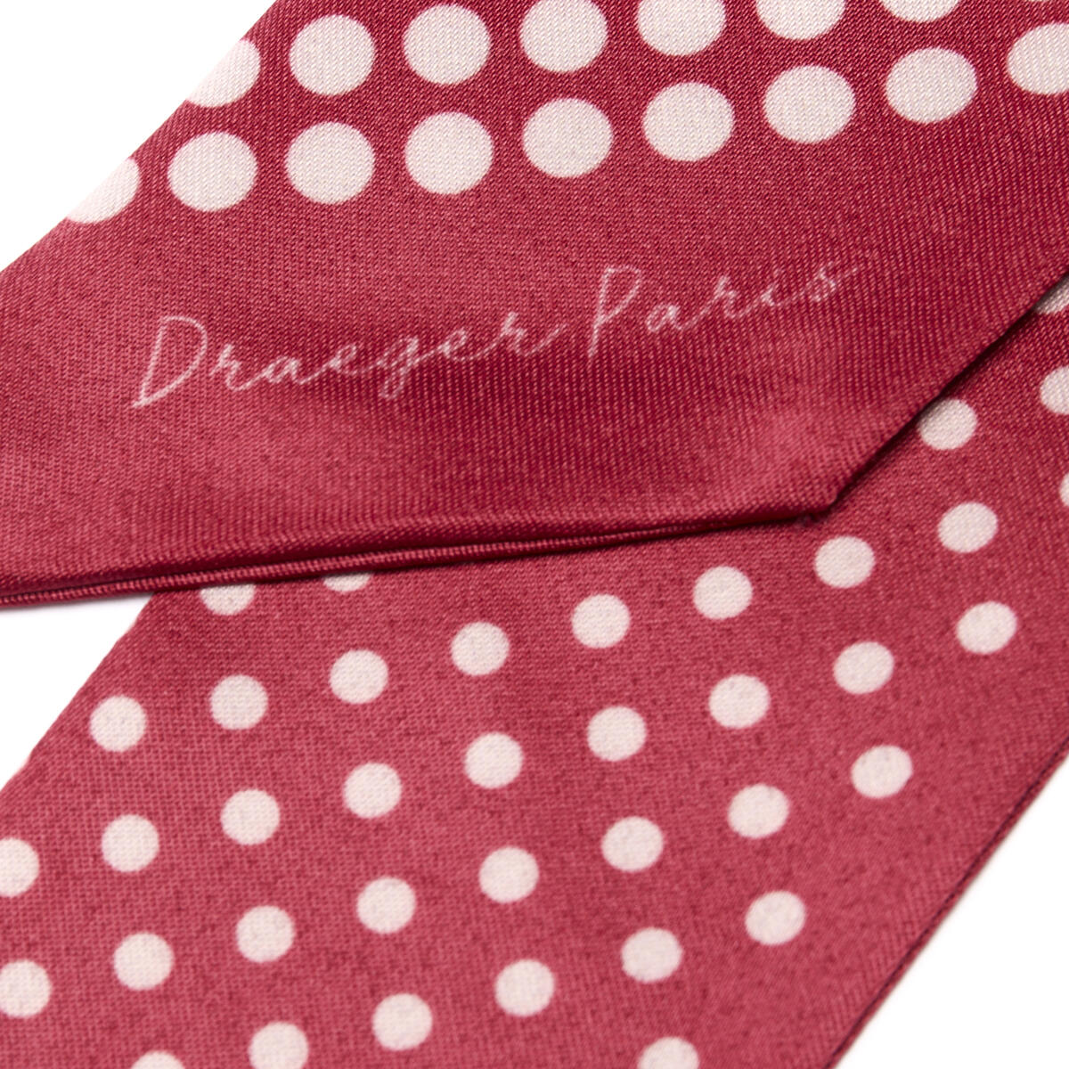 Collar de cuello chic Lunares rojo 3