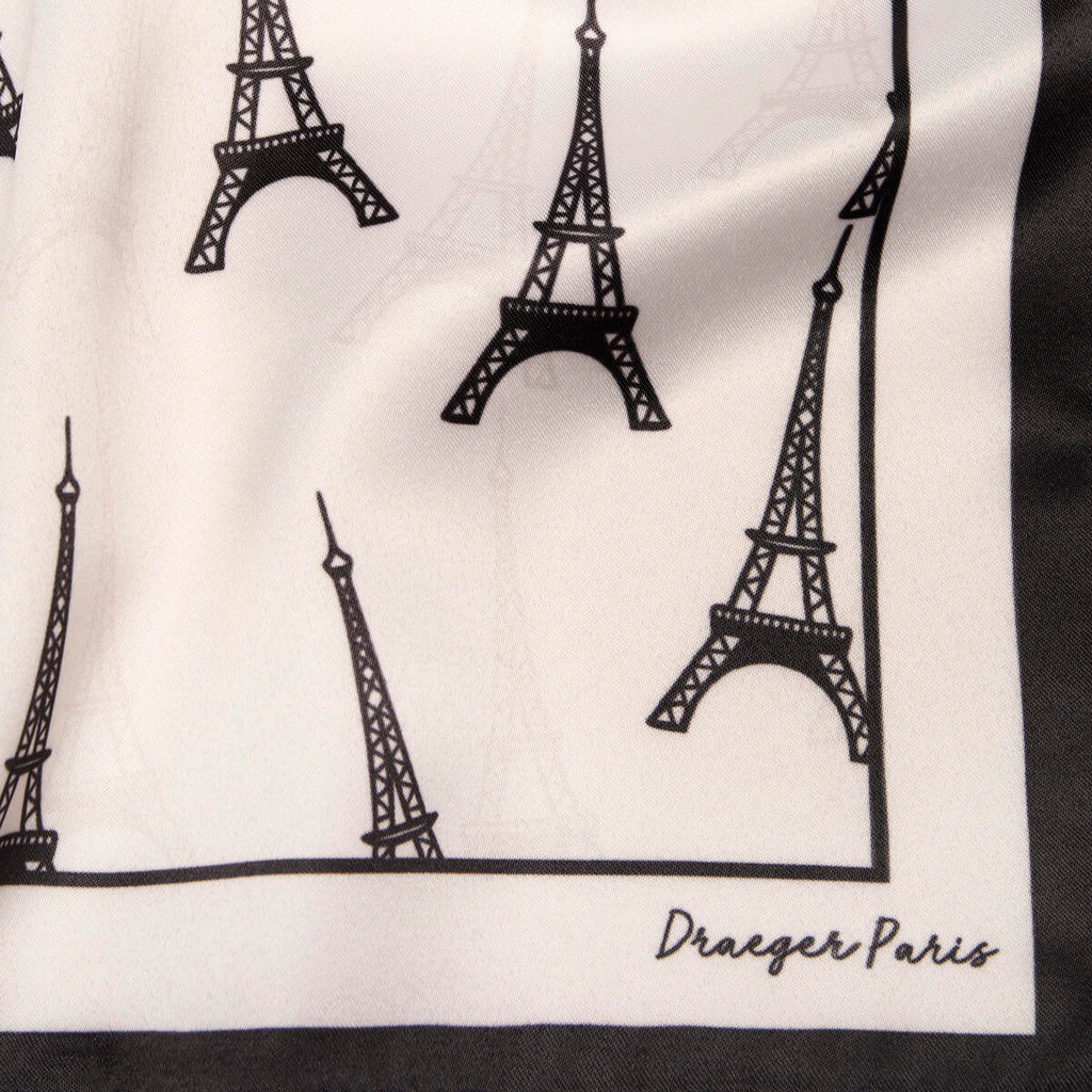 Cuadrado Chic Torre eiffel negro 3