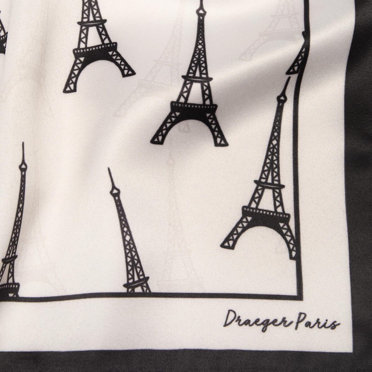 Cuadrado Chic Torre eiffel negro 3