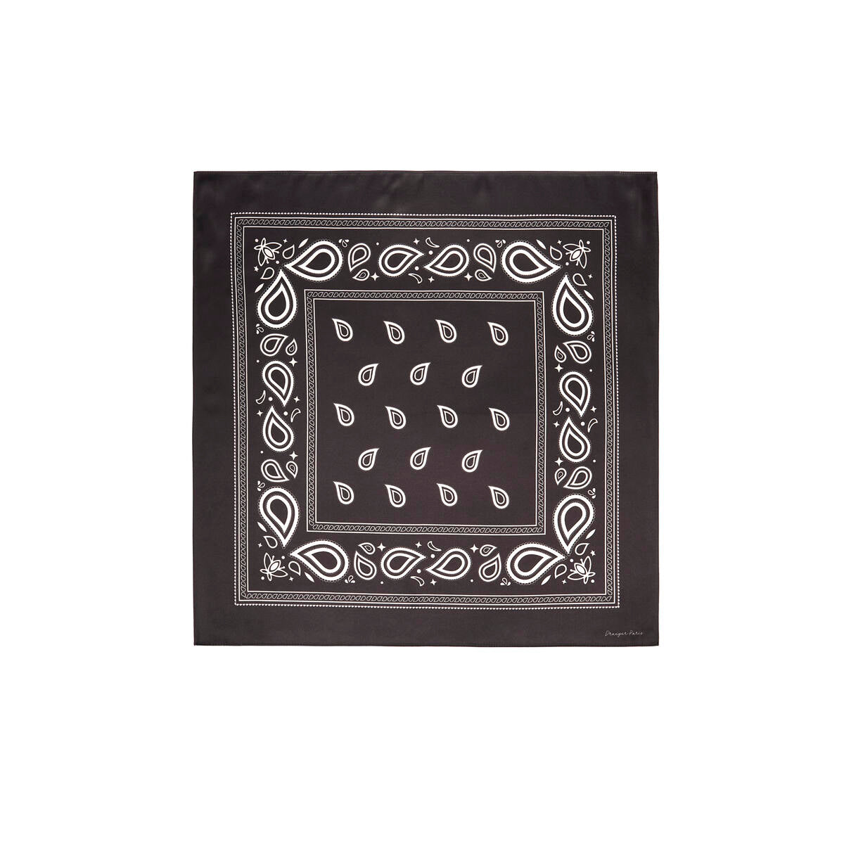 Cuadrado Chic Bandana negro 1
