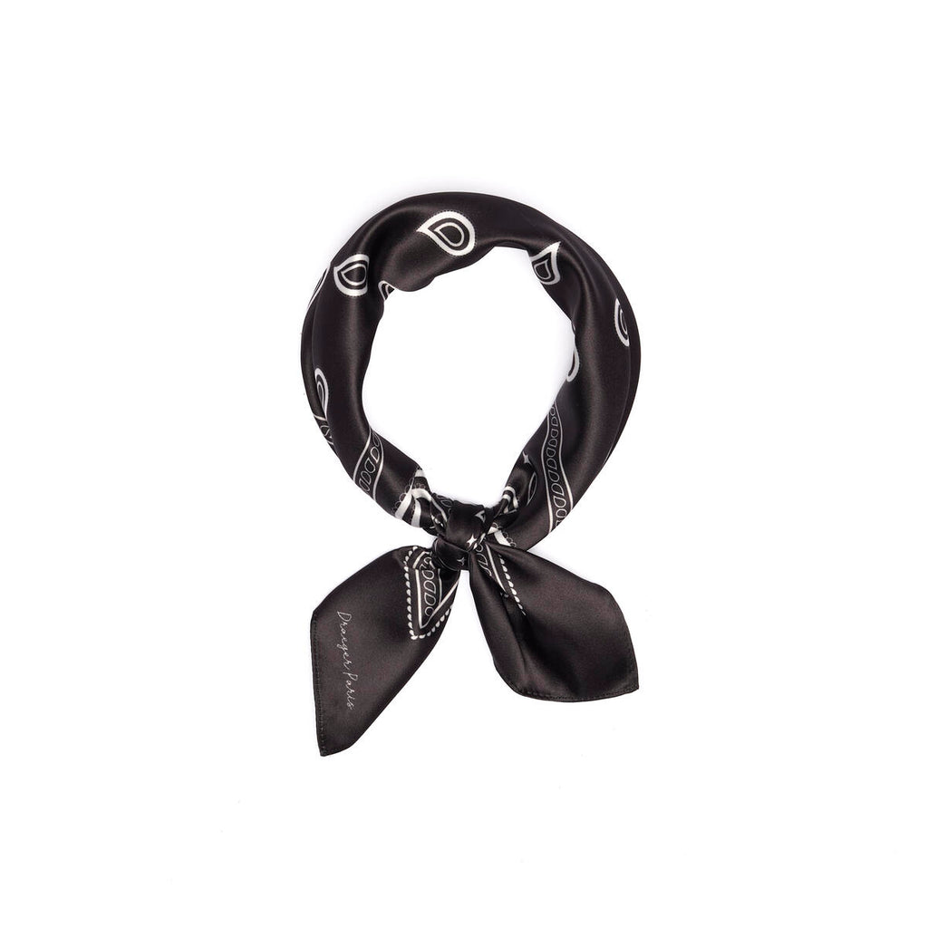 Cuadrado Chic Bandana negro 2