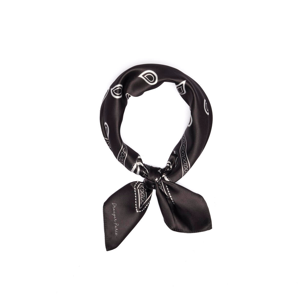 Cuadrado Chic Bandana negro 2