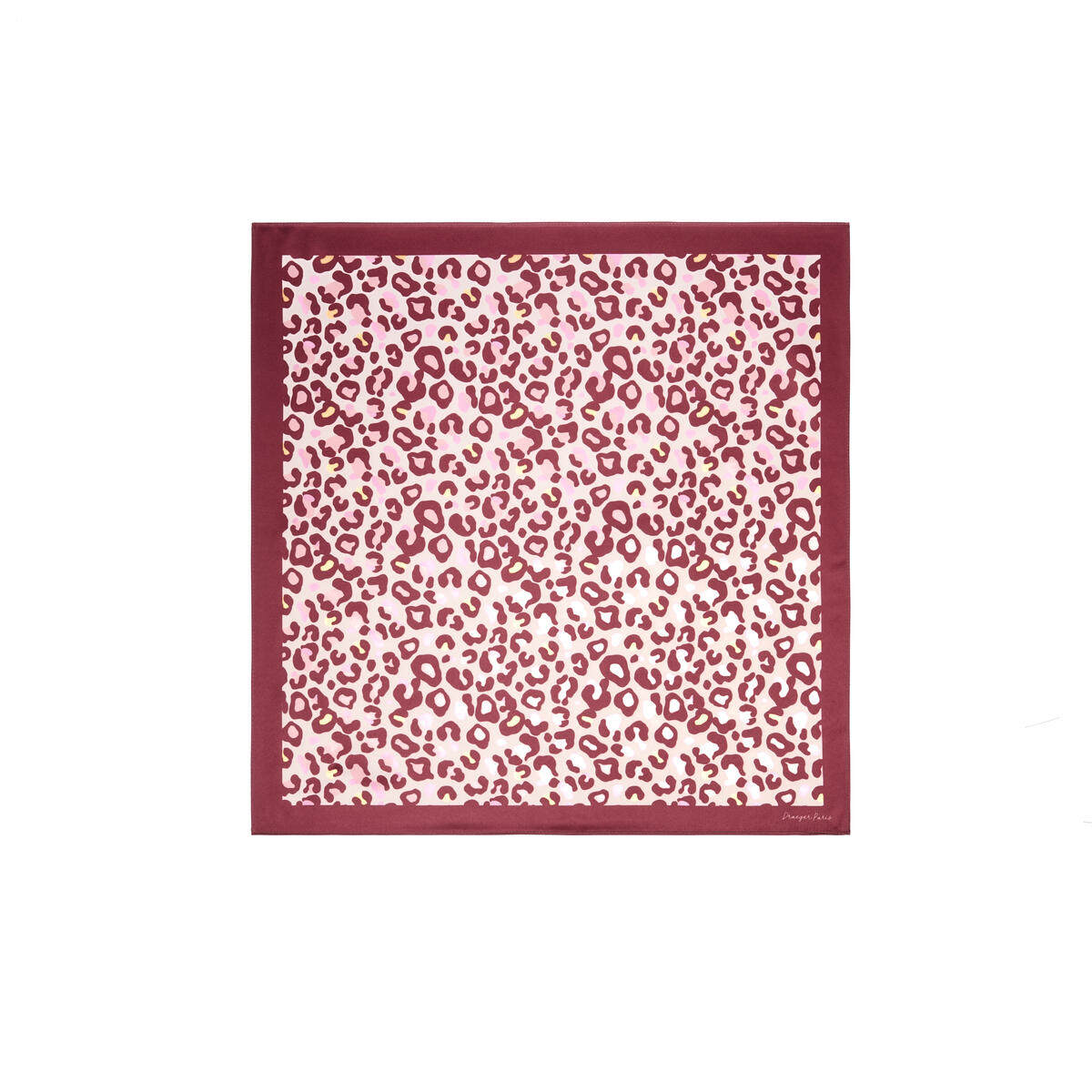 Cuadrado Chic Leopardo rojo 1