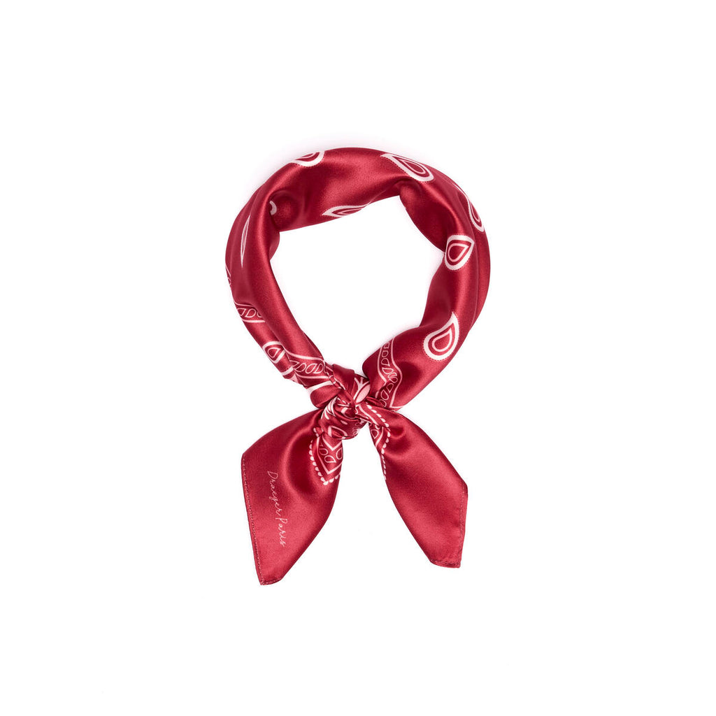 Cuadrado Chic Bandana rojo 2