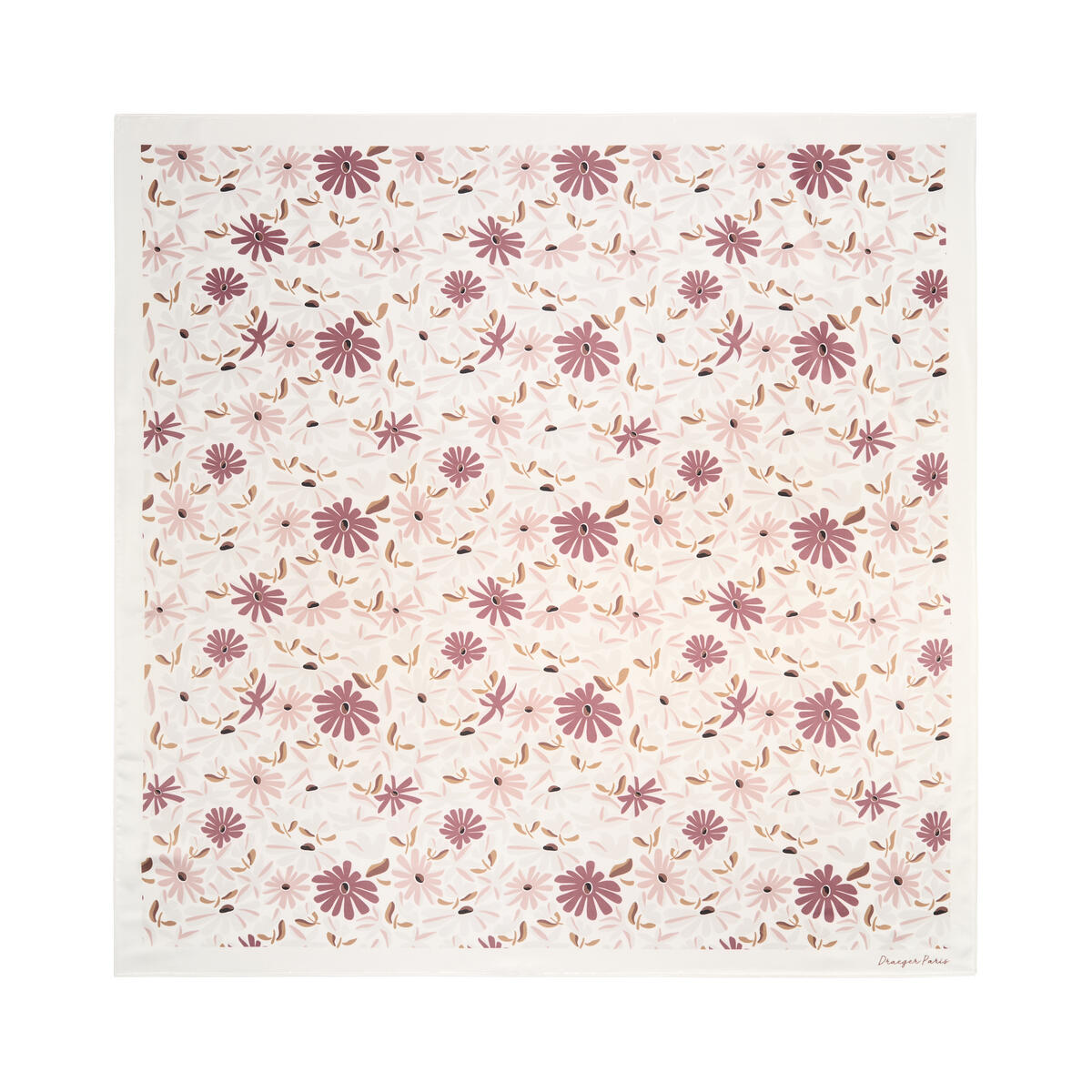 Gran Cuadrado Chic Flores nude 1