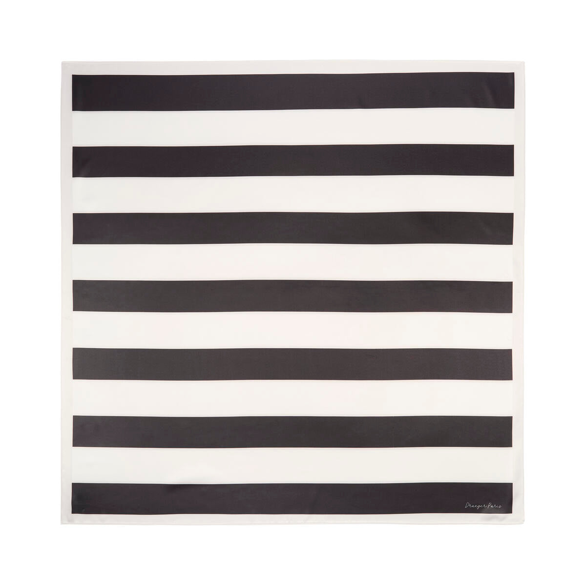 Gran Cuadrado Chic Rayas negro 1