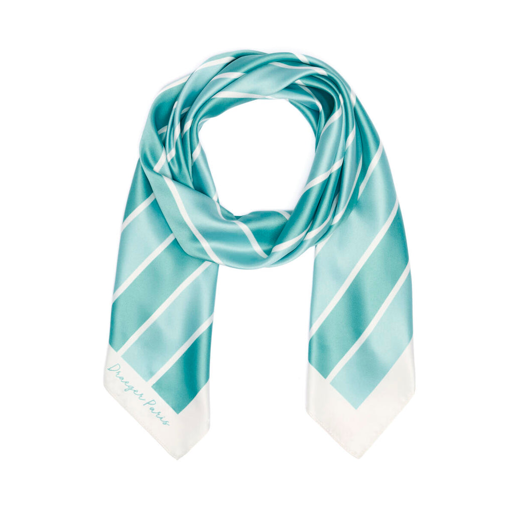 Gran Cuadrado Chic Rayas azul 2