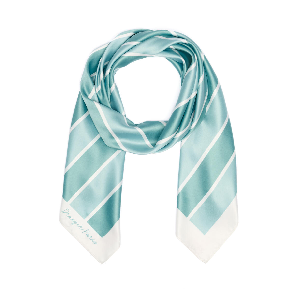 Gran Cuadrado Chic Rayas azul 2