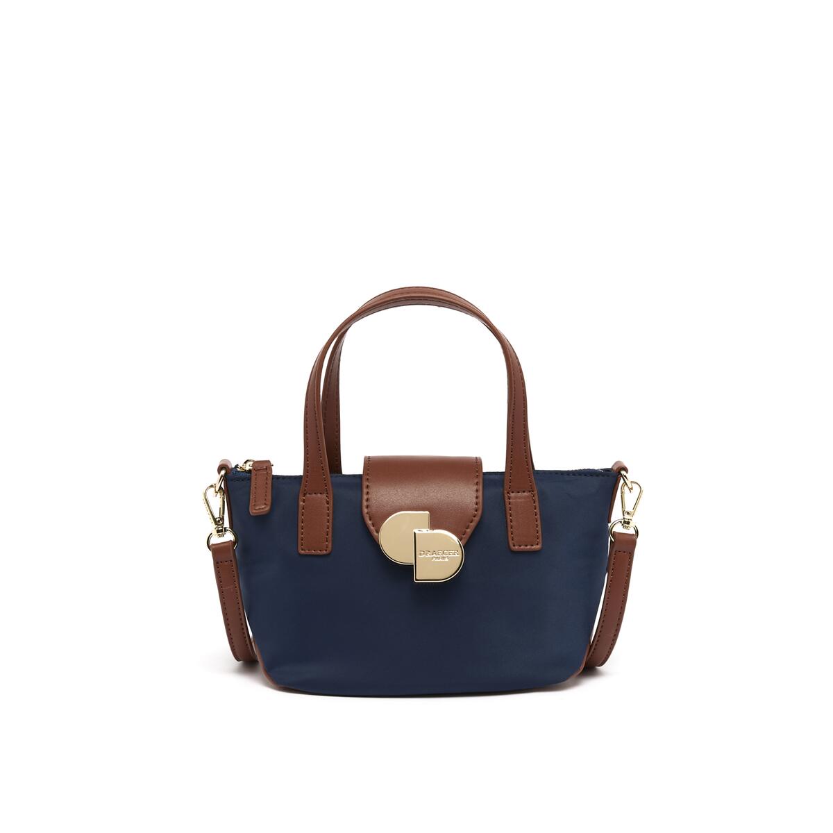 Bolso shopper mini de lona Marina 1