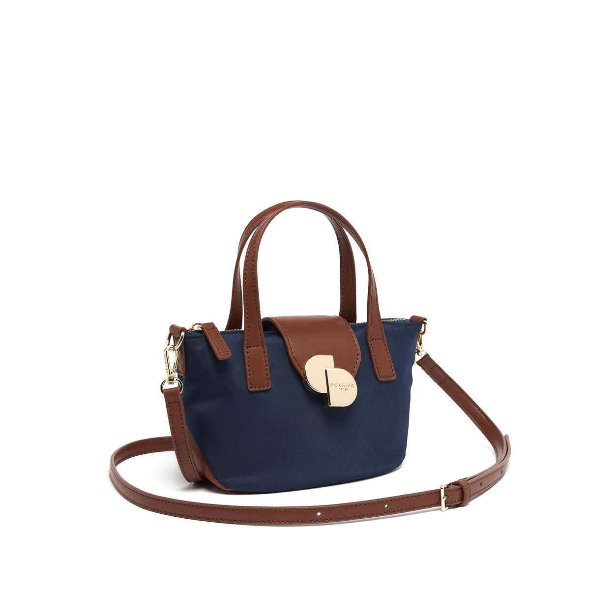 Bolso shopper mini de lona Marina 2