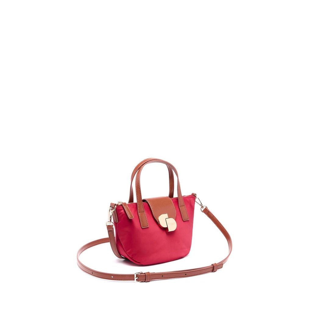 Bolso shopper mini de lona Cereza 2