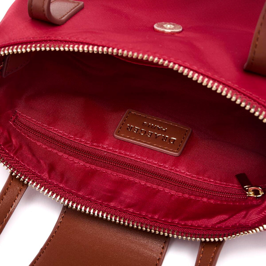 Bolso shopper mini de lona Cereza 4