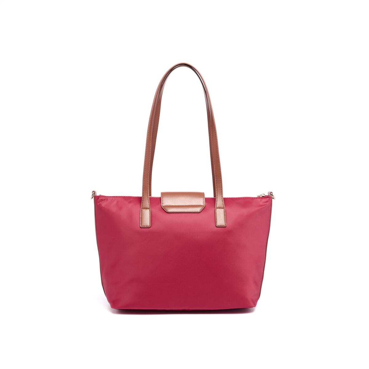 Bolso shopper mediano de lona Cereza 3