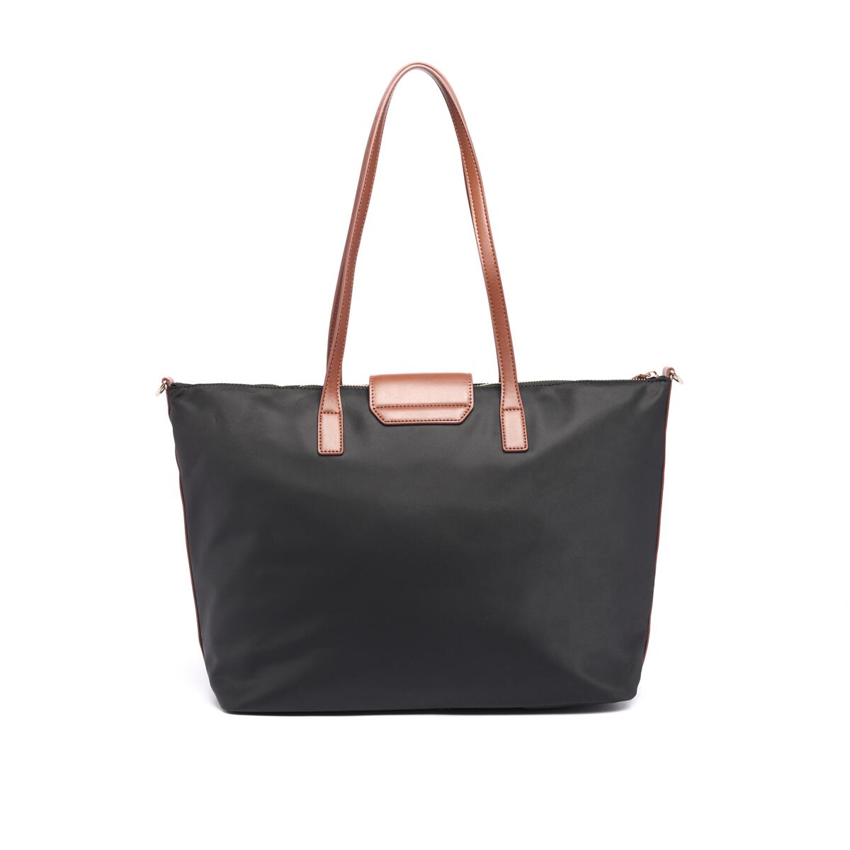 Bolso Shopper de lona Negro 3