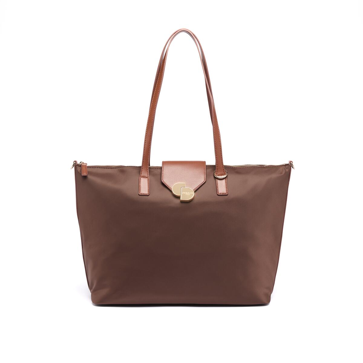 Bolso Shopper de lona Chocolate 1