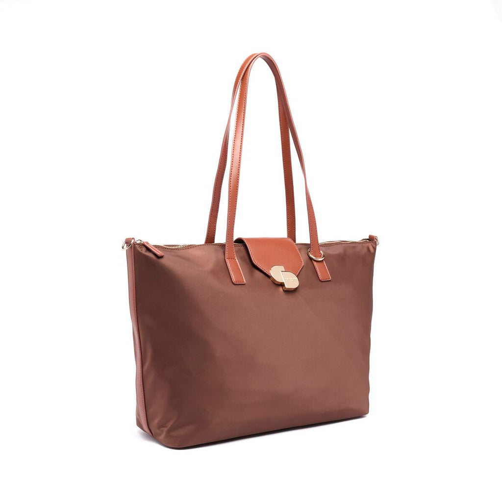 Bolso Shopper de lona Chocolate 2