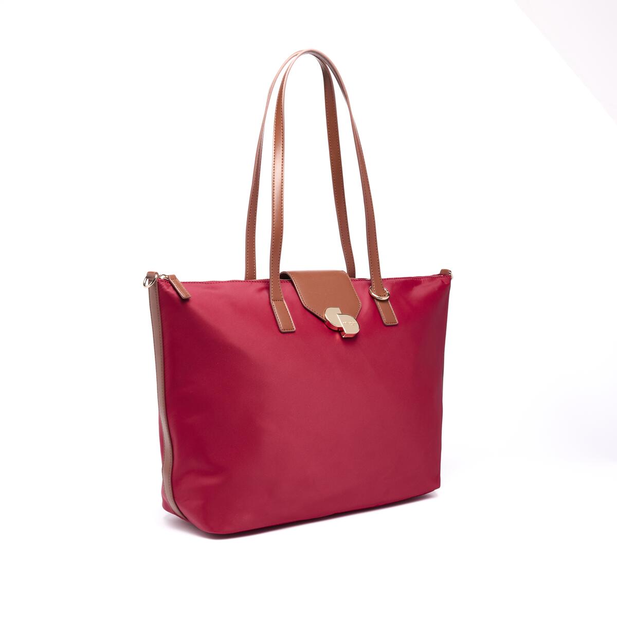 Bolso Shopper de lona Cereza 2