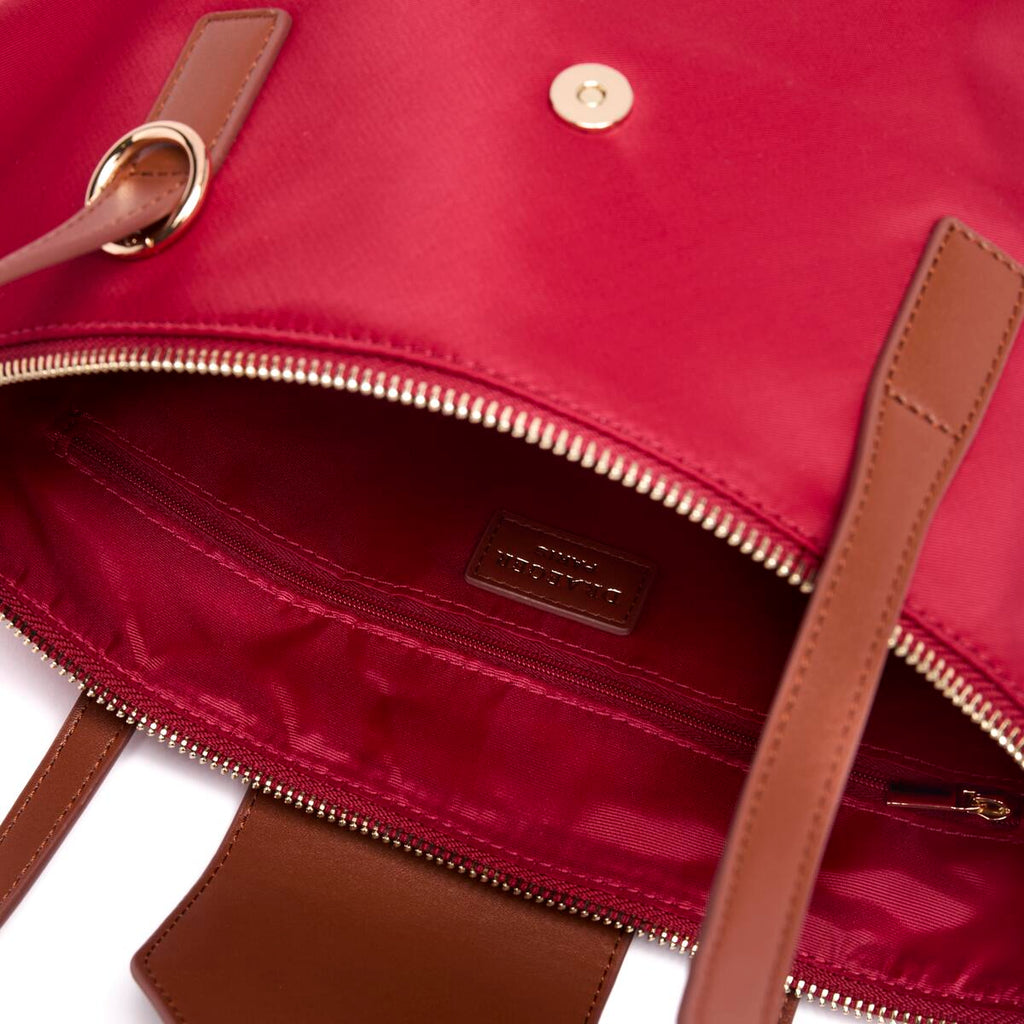 Bolso Shopper de lona Cereza 4