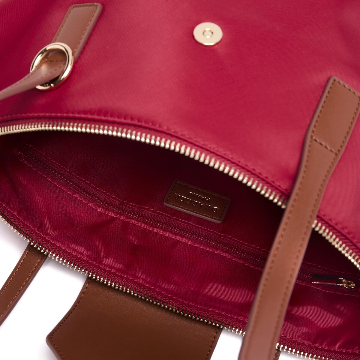 Bolso Shopper de lona Cereza 4