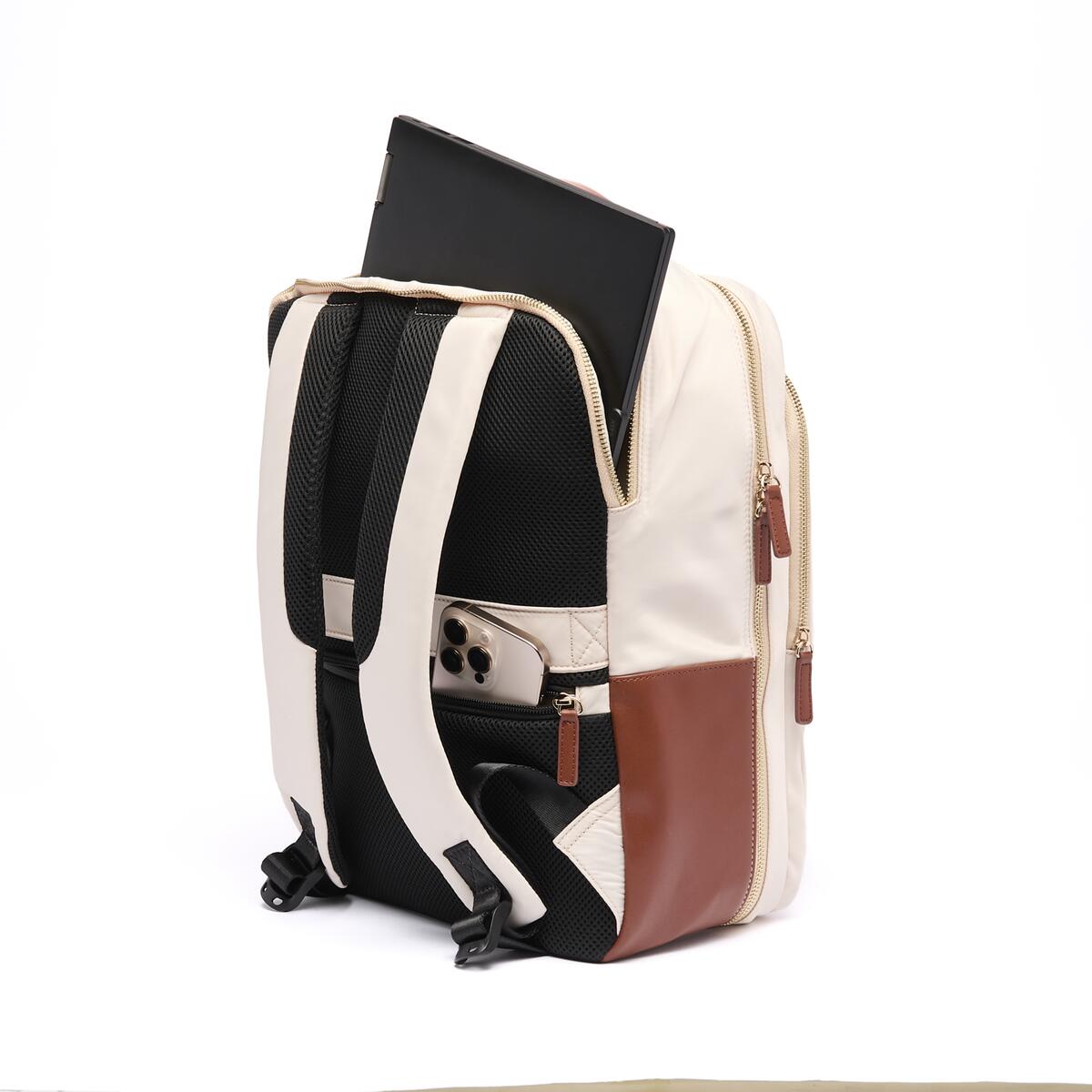 Mochila de viaje de Lona Marfil 4