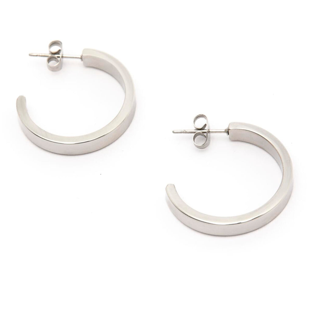 Pendientes de Aro Plateados 2