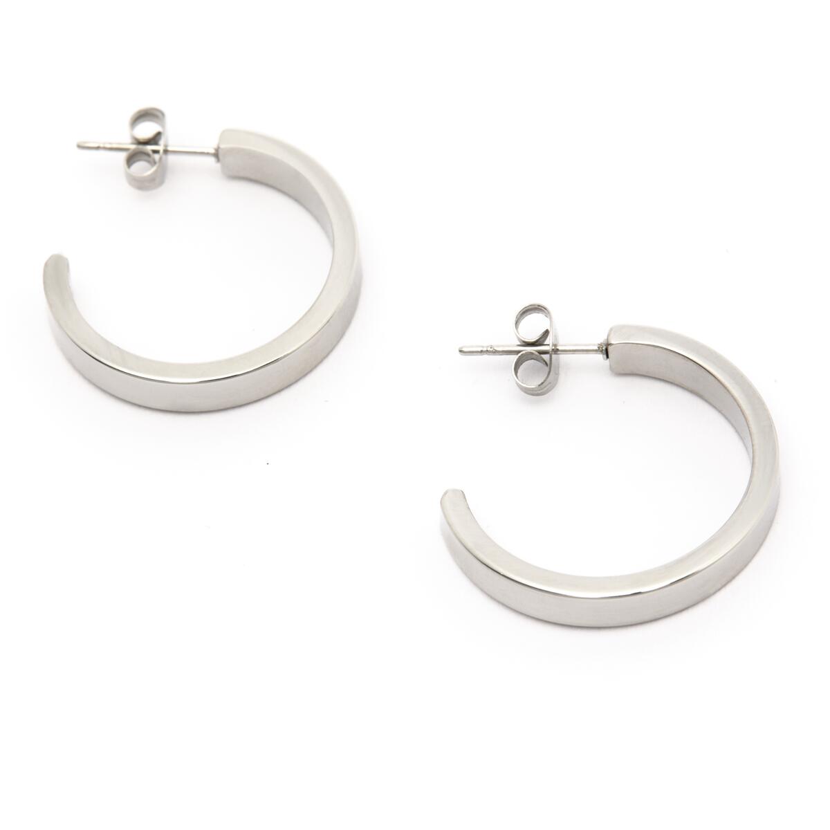 Pendientes de Aro Plateados 2