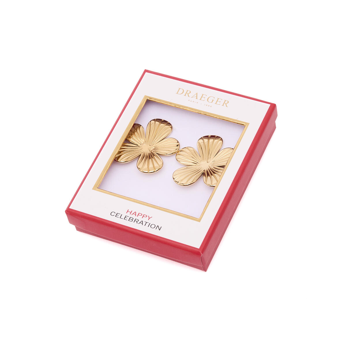 Pendientes Dorados con Flores 3