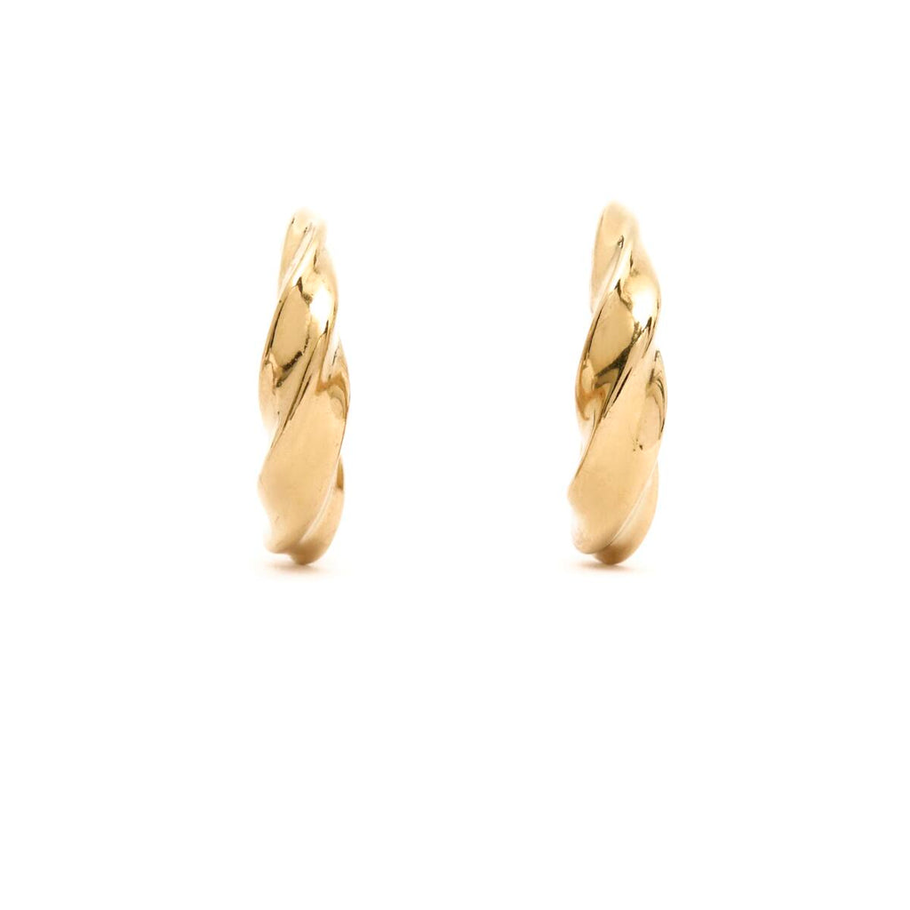 Pendientes de Aro Dorados Asimétricos 1