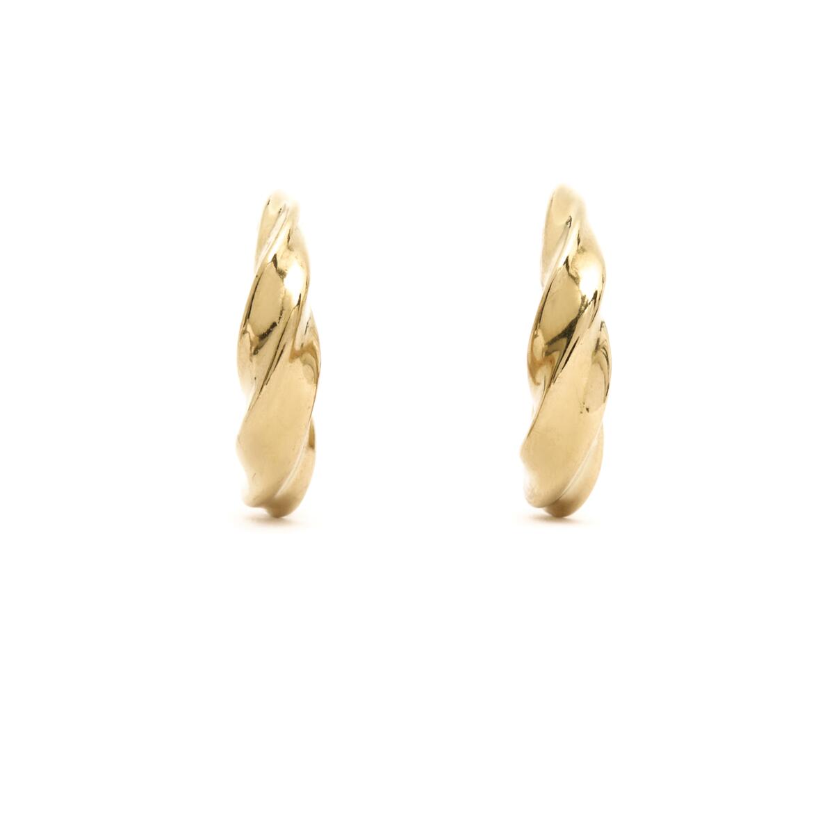 Pendientes de Aro Dorados Asimétricos 1