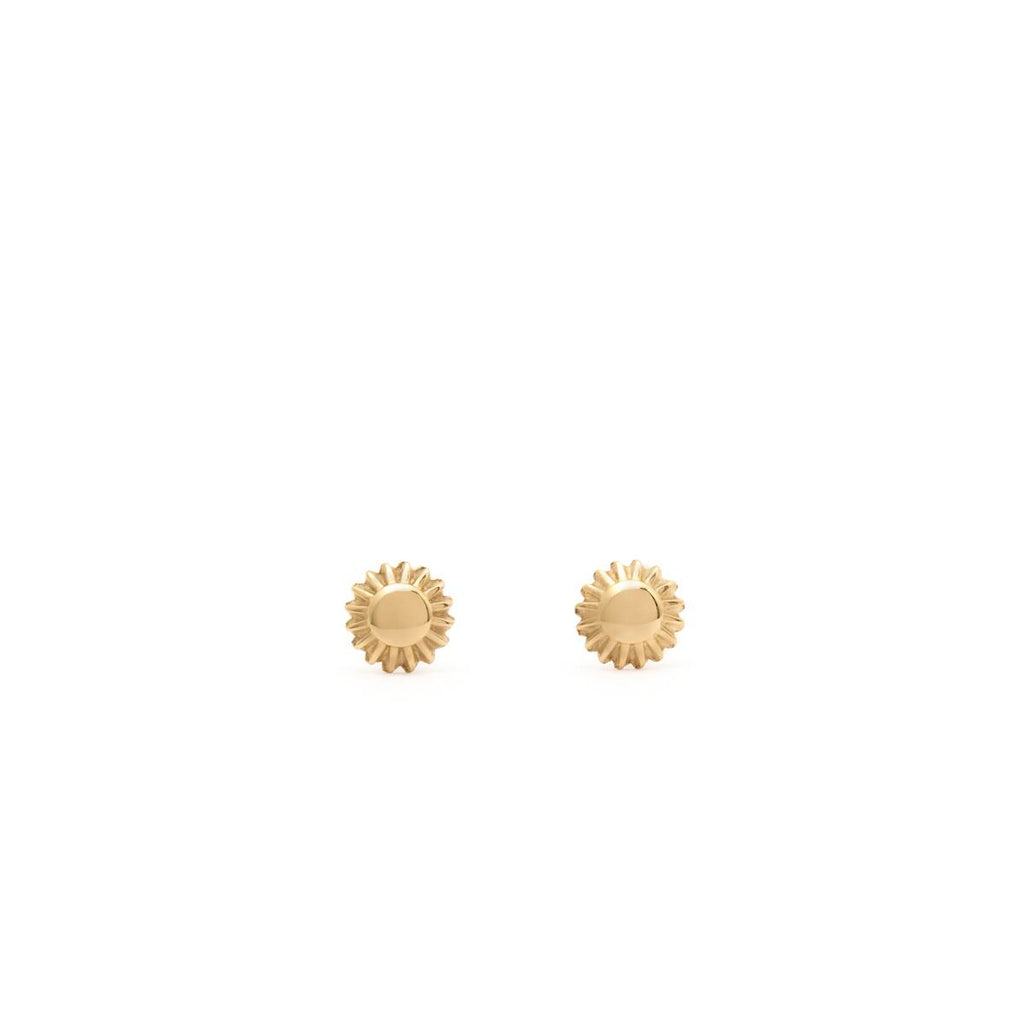 Pendientes Dorados Sol 1