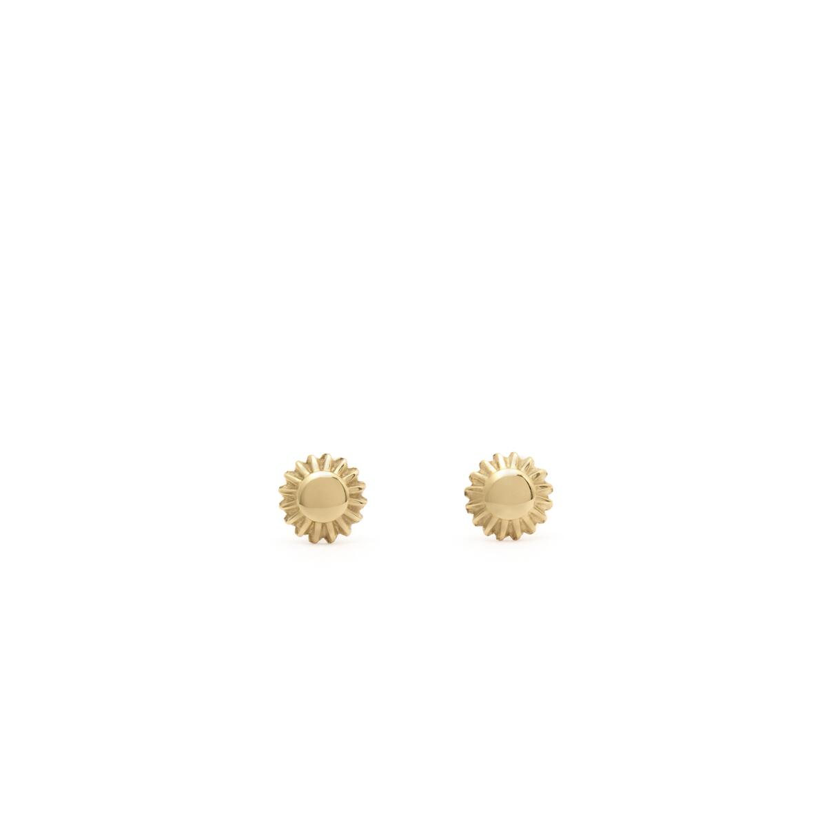Pendientes Dorados Sol 1