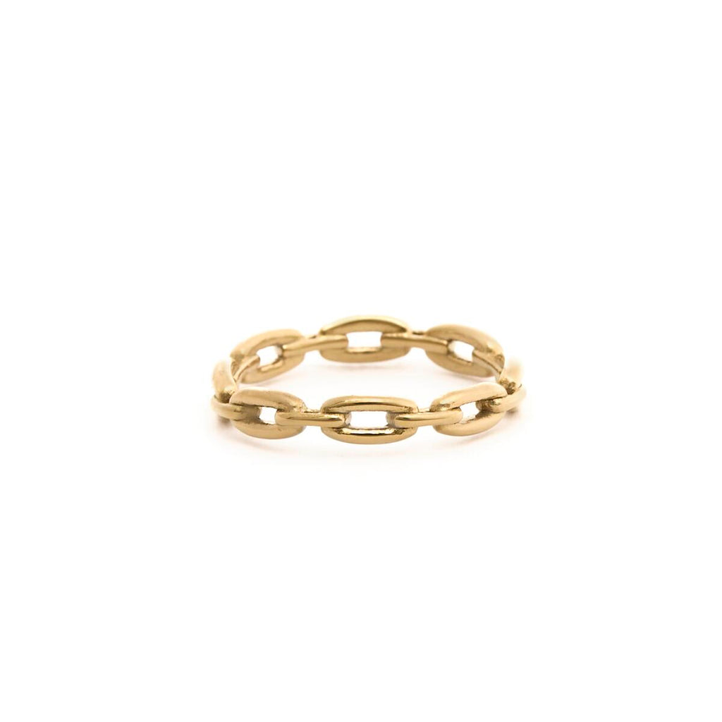 Anillo Dorado de Malla 1