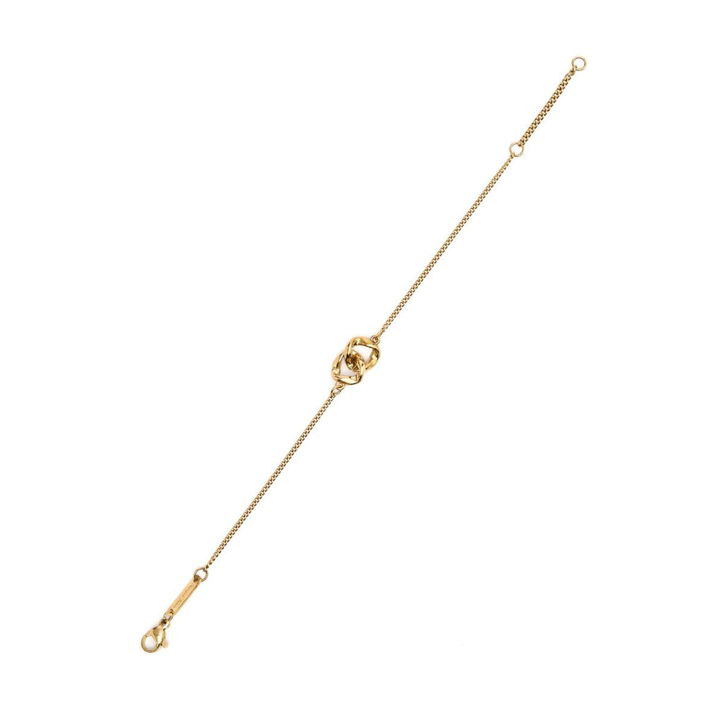 Pulsera Dorada de Anillos Entrelazados 2