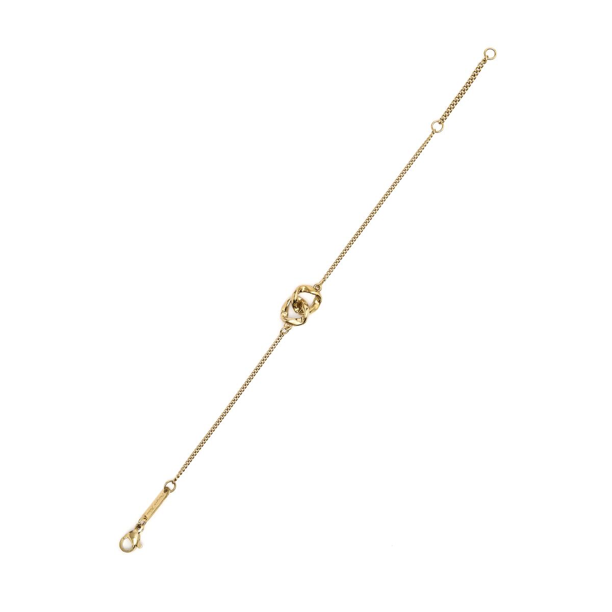 Pulsera Dorada de Anillos Entrelazados 2