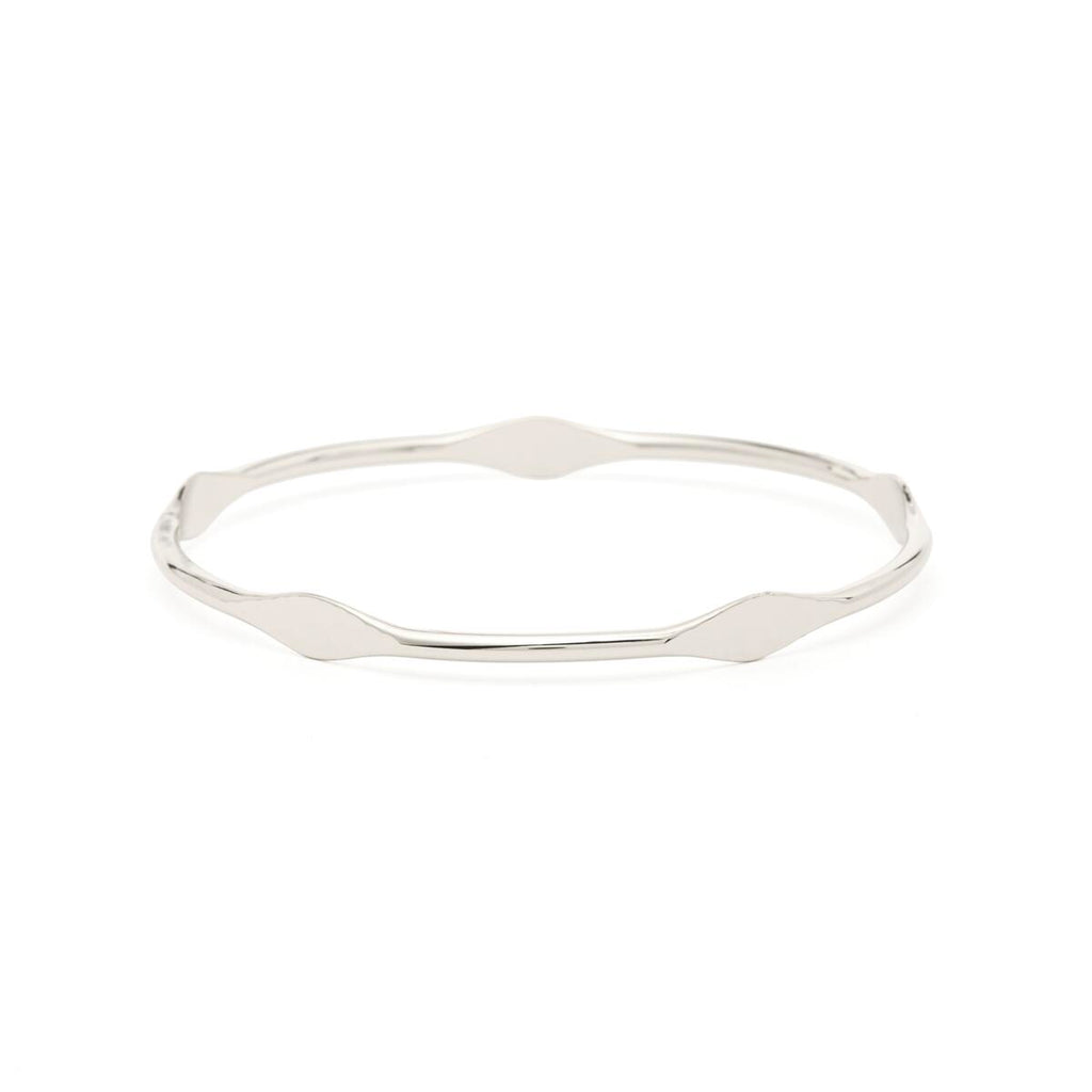 Pulsera Fina Plateada tipo Jonc 2