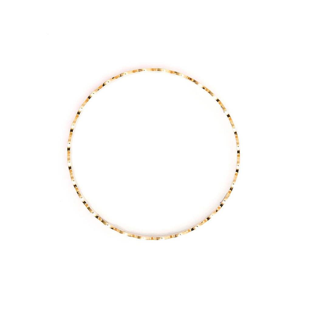 Pulsera tipo Jonc con Círculos Esmaltados Naranjas 3