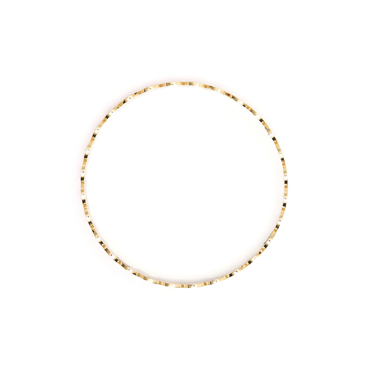 Pulsera tipo Jonc con Círculos Esmaltados Naranjas 3